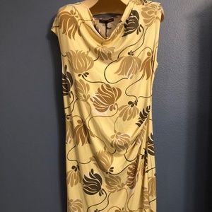 Tommy Bahama drape neckline dress with the tags still on the dress.